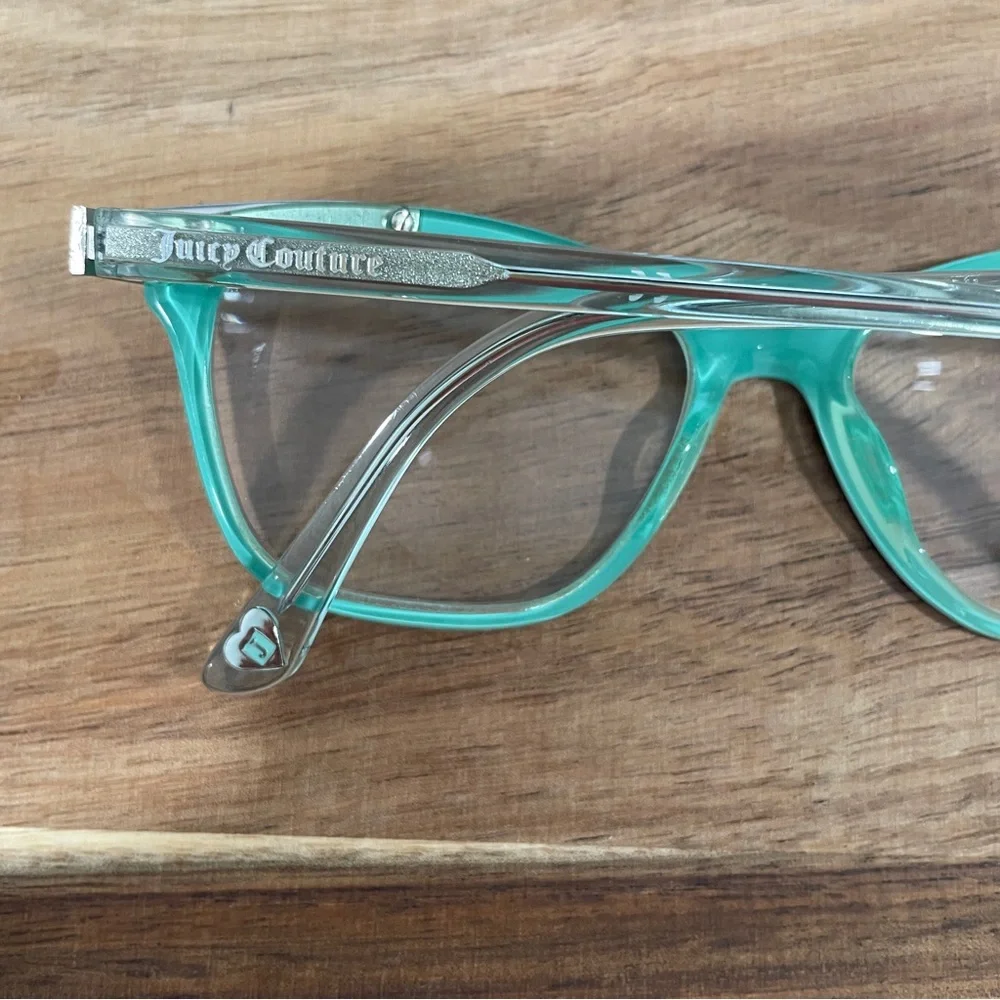 JUICY COUTURE JU152 Tortoise Mint Turquoise Rectangle Cat Eye FRAMES 135